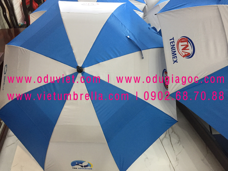 xưởng sản xuất ô dù cầm tay in logo quảng cáo